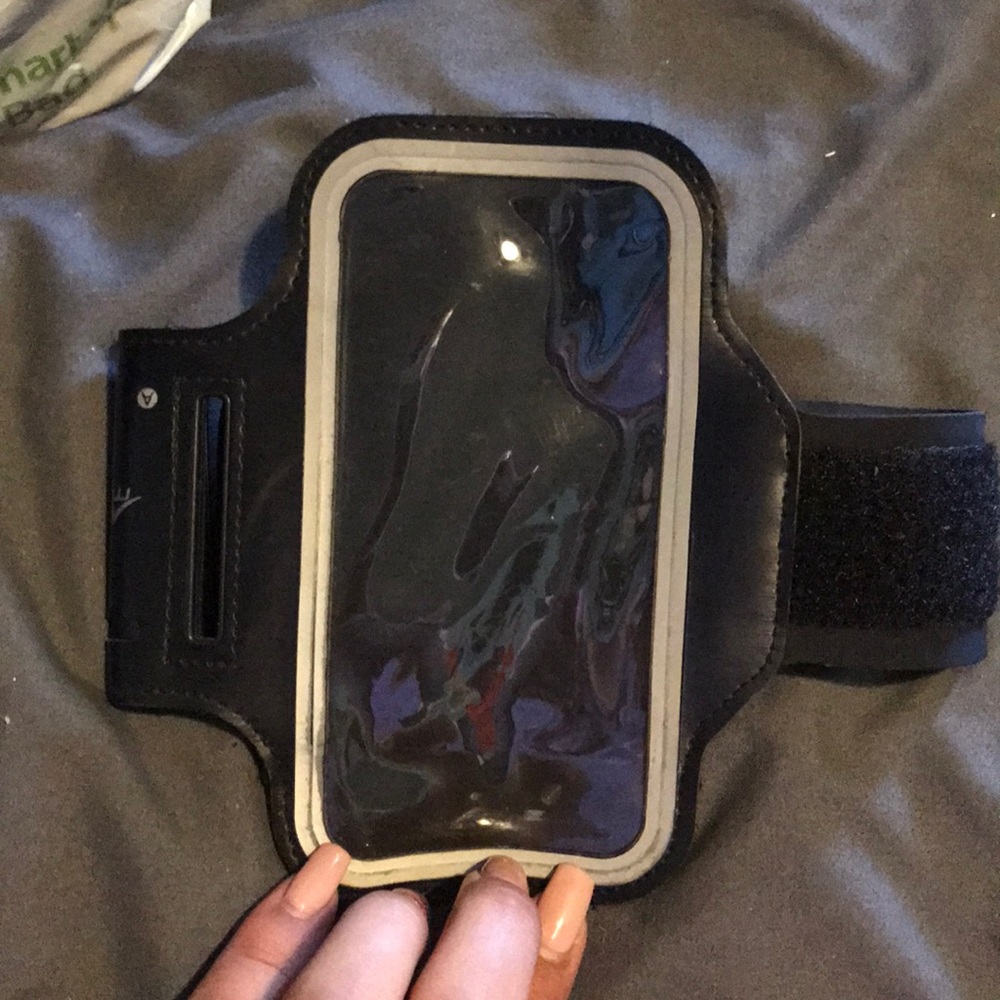 Working out phone case holder